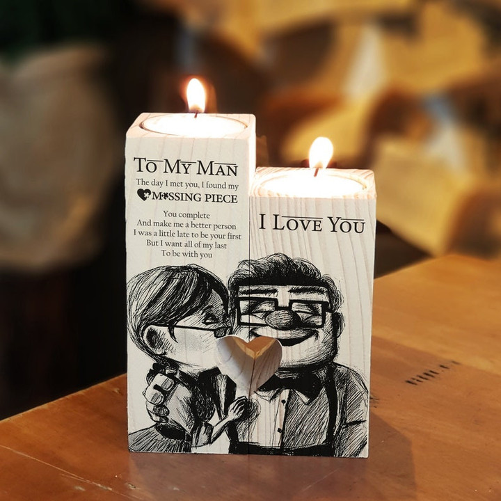 To my Wife Candle Holder | Pair Candle Holder | Always you are braver stronger smarter | Gift For Wife, Wedding Anniversary Gifts