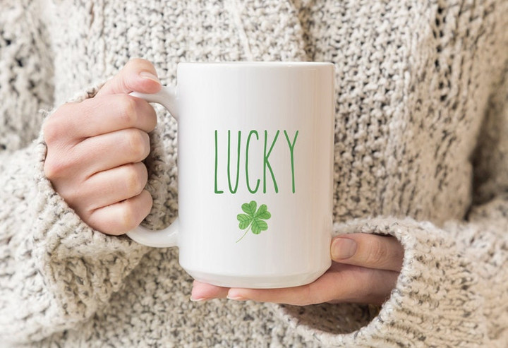 Irish Proverb A Good Friend Is Like a Four Leaf Clover Coffee Mug St. Patrick's Day Gift | Best Friend Mug