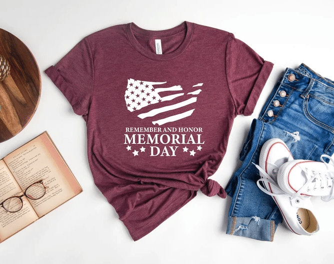 Memorial Day Shirt, USA Flag Tee, Fourth Of July, Independence Day Tshirt