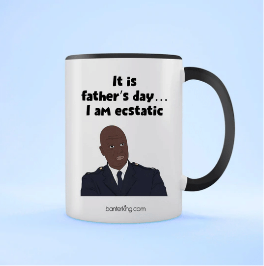 Ecstatic Father's Day Accent Mug