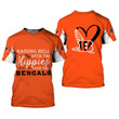 NFL Cincinnati Bengals Limited Edition All Over Print Hoodie Sweatshirt Zip Hoodie T shirt Unisex Size NEW018012