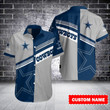 Dallas Cowboys Personalized Button Shirt BB367