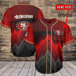 San Francisco 49ers Personalized Baseball Jersey BG421