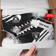 Las Vegas Raiders Personalized High AF1 Sneakers BG05
