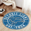 Detroit Lions Round Rug 171
