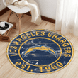 Los Angeles Chargers Round Rug 190