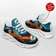 Miami Dolphins Personalized Yezy Running Sneakers SPD457
