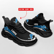 Detroit Lions Personalized Yezy Running Sneakers SPD466
