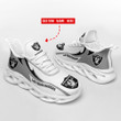 Las Vegas Raiders Personalized Yezy Running Sneakers SPD480