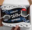 Dallas Cowboys Personalized Yezy Running Sneakers SPD486