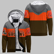 20% OFF Cleveland Browns Extreme Fleece Jacket 3D