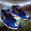 Los Angeles Rams Personalized AJD11 Sneakers BG202