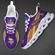 Minnesota Vikings Personalized Yezy Running Sneakers SPD533