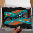 Miami Dolphins Personalized Yezy Running Sneakers SPD532