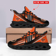 Cincinnati Bengals Personalized Yezy Running Sneakers SPD550