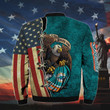 20% OFF Men’s One Nation Under God Miami Dolphins Bomber Jackets