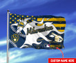 Milwaukee Brewers Personalized Flag 352