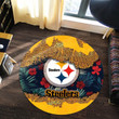 Pittsburgh Steelers Round Rug 205