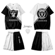 Las Vegas Raiders T-shirt and Shorts BG139