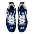 Los Angeles Rams Camo Personalized AJ4 Sneaker BG68