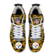 Pittsburgh Steelers Camo Personalized AJ4 Sneaker BG69