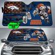 Denver Broncos Personalized Auto Sun Shade BG40