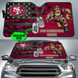 San Francisco 49ers Personalized Auto Sun Shade BG57