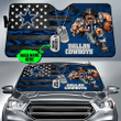 Dallas Cowboys Personalized Auto Sun Shade BG39