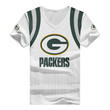 Green Bay Packers Personalized Summer V-neck Women T-shirt 160