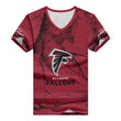 Atlanta Falcons Summer V-neck Women T-shirt 163