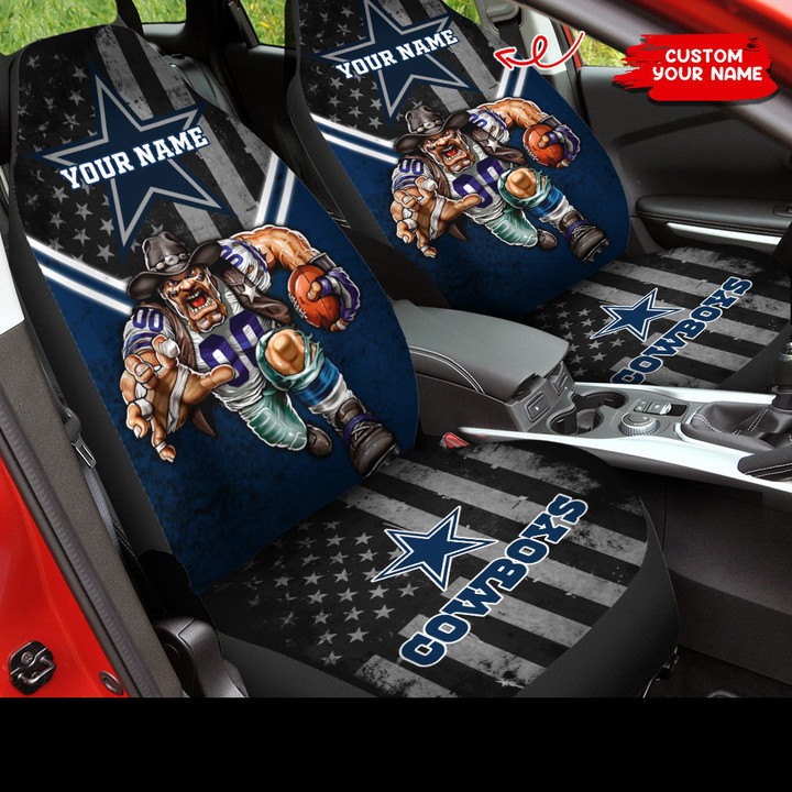 Dallas Cowboys Personalized Car Seat Covers BG264
