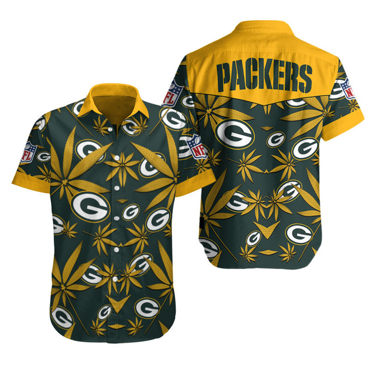 Green Bay Packers Button Shirt BB381