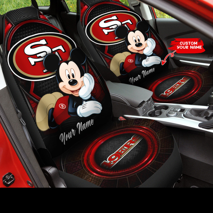 San Francisco 49ers Personalized Car Seat Covers BG269