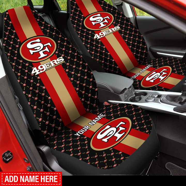 San Francisco 49ers Personalized Car Seat Covers BG280