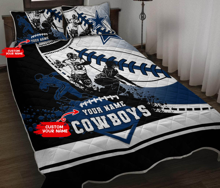 Dallas Cowboys Personalized Quilt Set BG63