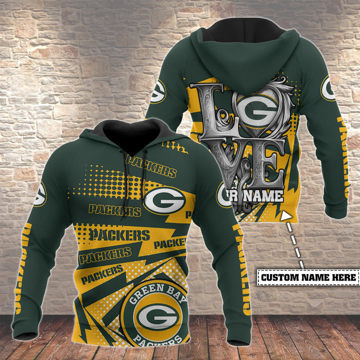 Green Bay Packers Personalized Hoodie BB290
