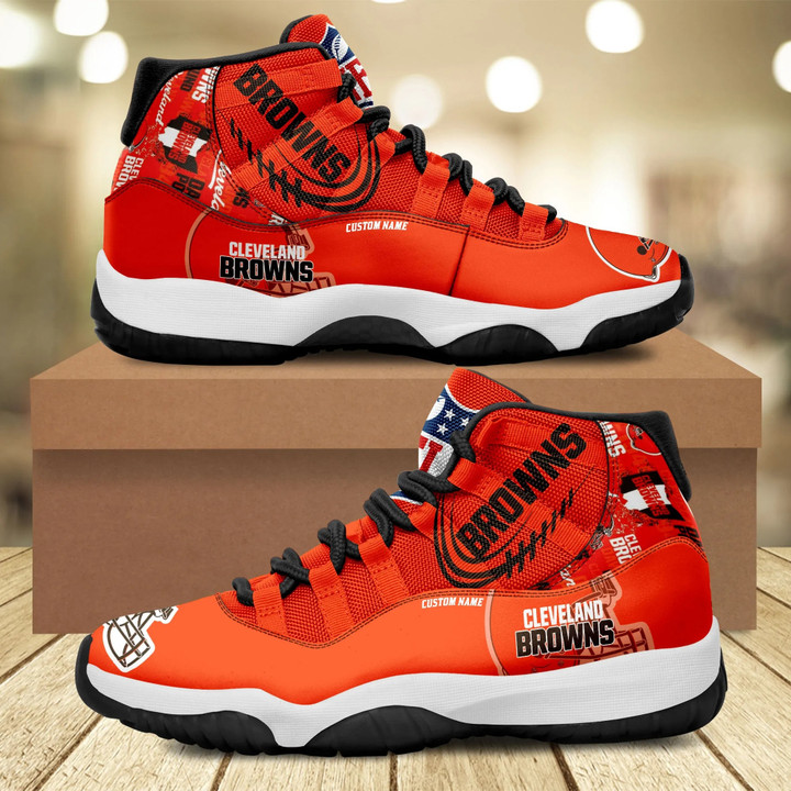 Cleveland Browns Personalized AJD11 Sneakers BG191