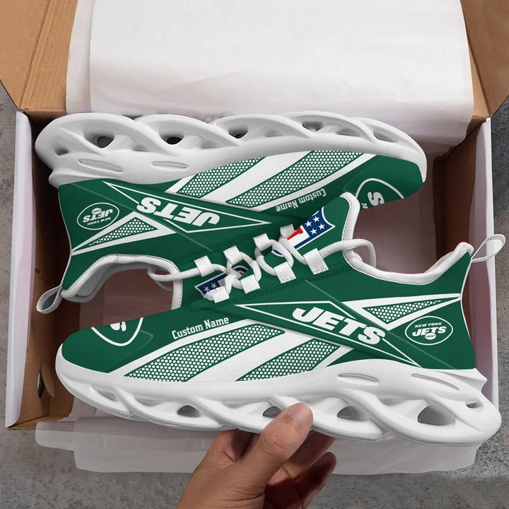 New York Jets Personalized Yezy Running Sneakers SPD537