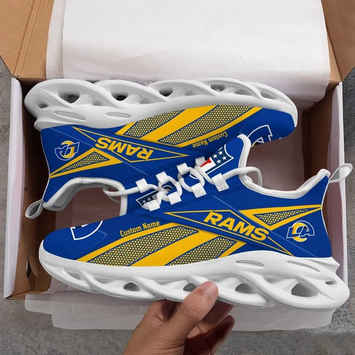 Los Angeles Rams Personalized Yezy Running Sneakers SPD531