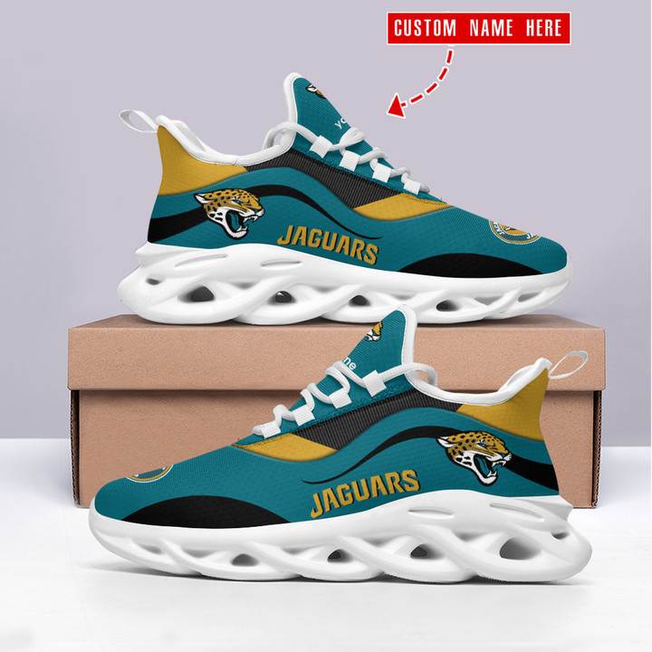 Jacksonville Jaguars Personalized Yezy Running Sneakers SPD553