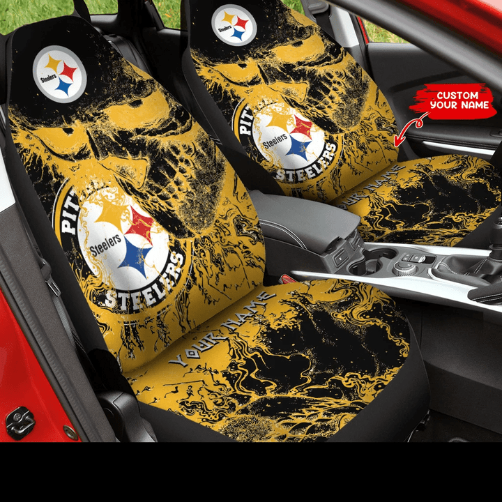 Pittsburgh Steelers Personalized Car Seat Covers BG331