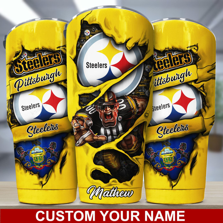 Pittsburgh Steelers Personalized Tumbler BG246