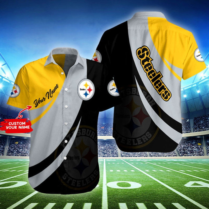 Pittsburgh Steelers Personalized Button Shirt BB469