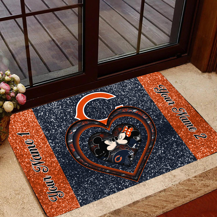 Chicago Bears Personalized Doormat BG235
