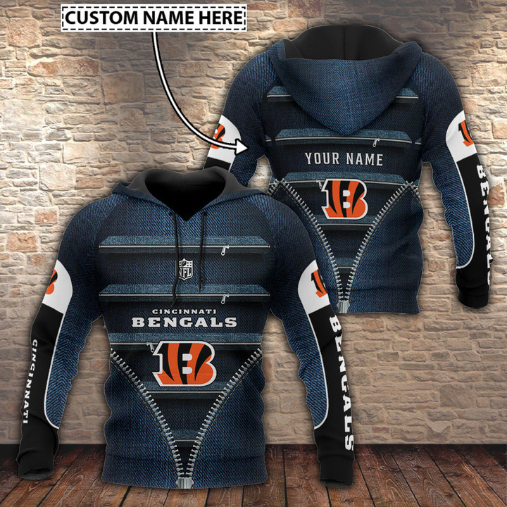Cincinnati Bengals Personalized Hoodie BB397