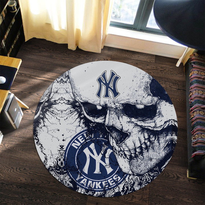 New York Yankees Round Rug 209