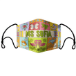 Biology Fabric Face Mask With Filters Personalize name