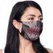Sugar Skull Day of the Dead Fabric Face Mask With Filters 12