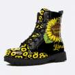 Libra Zodiac Sunflower Boots Custom Personalize Name