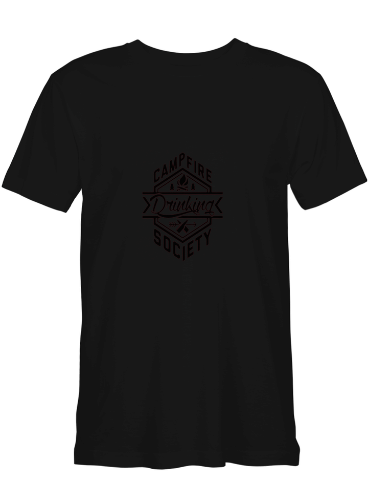 CAMPFIRE DRINKING SOCIETY Hiking T shirts for biker